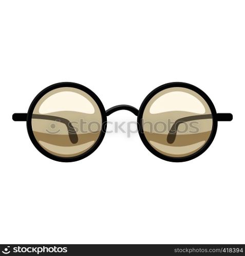 Glasses icon. Cartoon illustration of glasses vector icon for web. Glasses icon, cartoon style