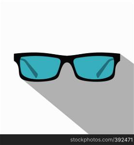 Glasses icon. Flat illustration of glasses vector icon for web. Glasses icon, flat style