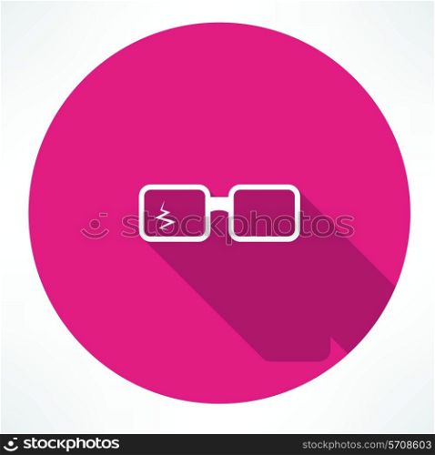 Glasses Icon. Flat modern style vector illustration