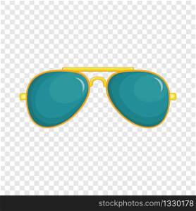 Glasses icon in cartoon style isolated on background for any web design . Glasses icon, cartoon style