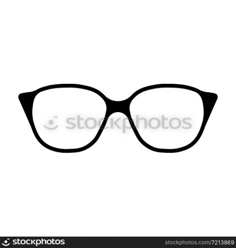 Glasses icon sign isolated on white background