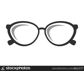 Glasses Icon. Vector illustration. Elements for Design. Glasses Icon on White Background