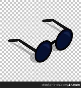 Glasses isometric icon 3d on a transparent background vector illustration. Glasses isometric icon