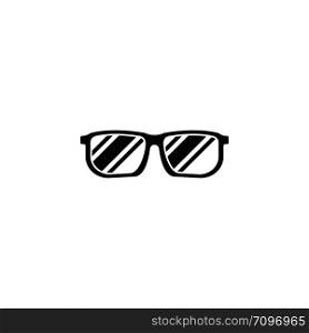 Glasses logo design vector icon