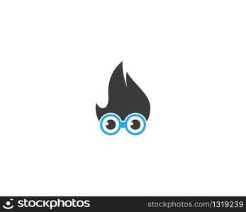 Glasses vector symbol icon illustration design