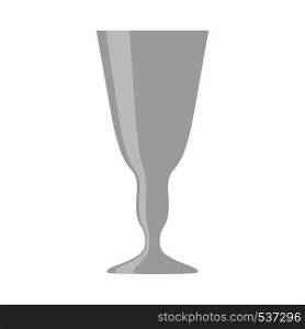 Glassware design bar wineglass party jar vector icon. Crystal goblet isolated white