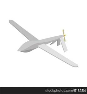 Glider icon in cartoon style on a white background. Glider icon, cartoon style
