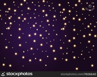 Glitter sparkles on night sky background. Vector Illustration EPS10. Glitter sparkles on night sky background. Vector Illustration