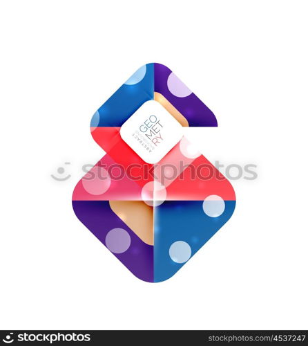 Glittering abstract geometric background. Glittering abstract geometric vector background