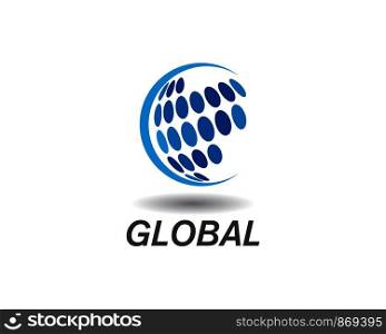 global business ilustration logo vector template