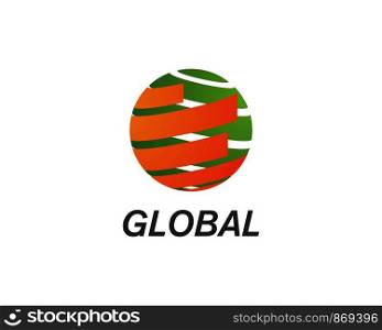 global business ilustration logo vector template