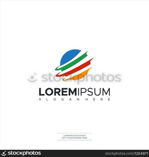 Global Icon Abstract Symbols Logo Communication Business Template vector symbol business logo design