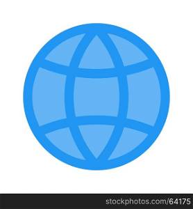 global, Icon on isolated background