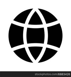 global, icon on isolated background,