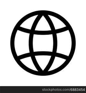 global, icon on isolated background