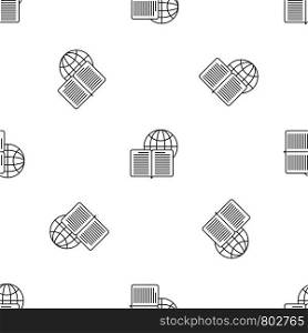 Global learning pattern seamless vector repeat geometric for any web design. Global learning pattern seamless vector
