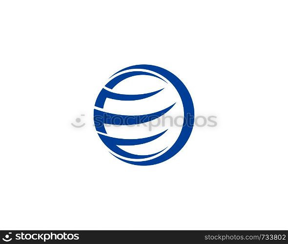 Global logo vector template icon illustration design