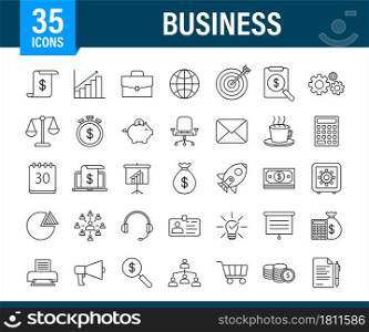 Global network connection. Business line icon set. Marketing network. Money line icon set. Vector stock illustration. Global network connection. Business line icon set. Marketing network. Money line icon set. Vector stock illustration.