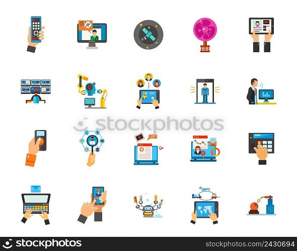 Global network icon set. Can be used for topics like connection, communication, technology, internet, device
