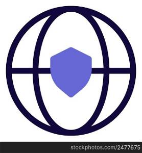 Global network secured via shield security programming