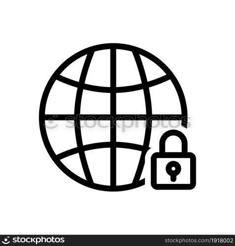 global security line icon