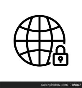 global security line icon