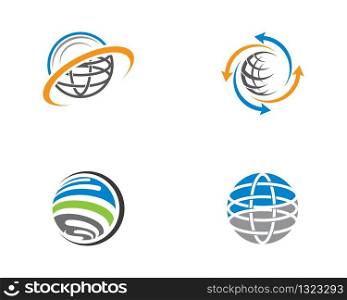 Global vector icon illustration design