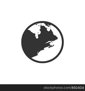 Globe Icon Logo Template Illustration Design. Vector EPS 10.