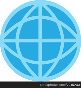 Globe icon sign symbol design