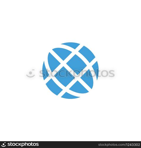 Globe icon template. Vector illustration,