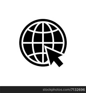 Globe icon trendy