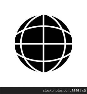 Globe icon vector