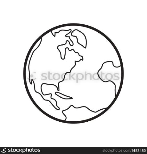 Globe icon vector illustration eps 10.