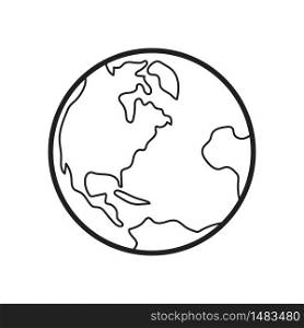 Globe icon vector illustration eps 10.
