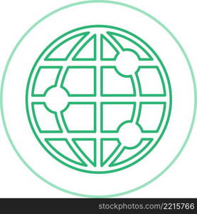 Globe icon world sign symbol design