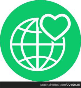 Globe icon world sign symbol design