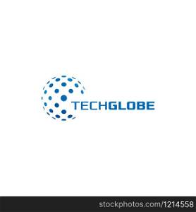 Globe Logo Design related to global industries, technology and international business