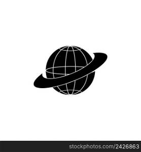 globe logo icon vector design template