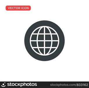 Globe Network Icon Vector Illustration Design