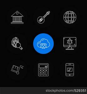 globe , search , calculator , search , monitor ,internet , technology , tags , arrows , travel , search , globe, world, home , time , icon, vector, design, flat, collection, style, creative, icons