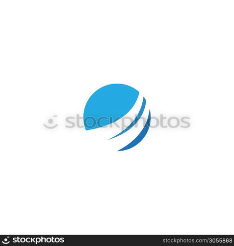 Globe technology ilustration logo vector template