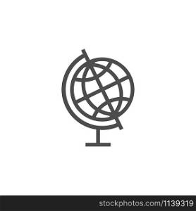 Globe world icon graphic design template vector isolated. Globe world icon graphic design template vector