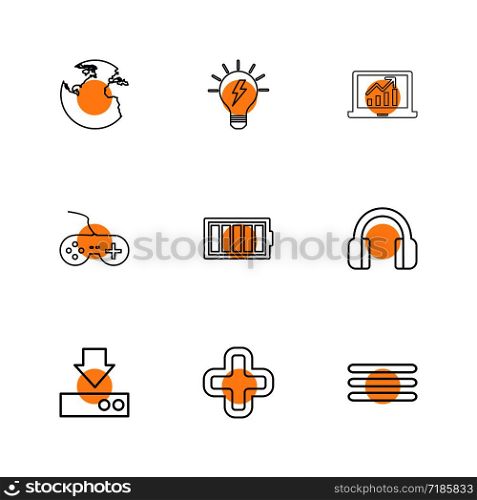 globe , world , menu , headset , plus , add , download , battery , idea , graph , game controller , icon, vector, design, flat, collection, style, creative, icons