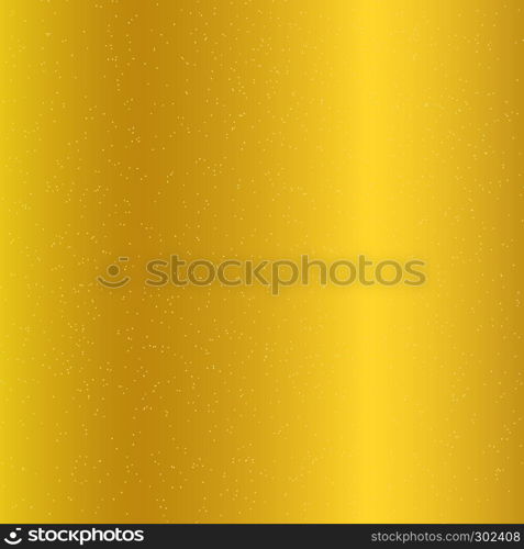 Gloden gradient background and gold glitter texture. Sparkle glittery festive luxury style. Vector illustration
