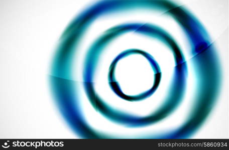 Glossy blurred swirl circle shapes abstract background, web pattern for your message