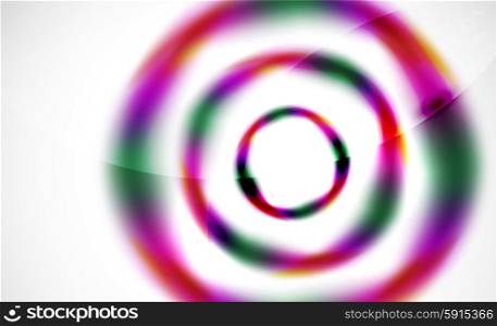 Glossy blurred swirl circle shapes abstract background, web pattern for your message