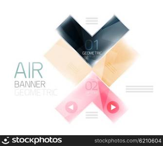 Glossy color realistic arrows. Glossy color realistic arrows. Universal business infographic