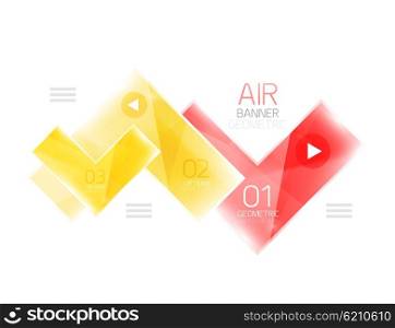 Glossy color realistic arrows. Glossy color realistic arrows. Universal business infographic