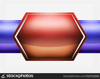 Glossy glass shapes abstract background. Glossy glass shapes abstract background, vector