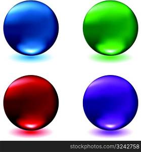 glossy spheres